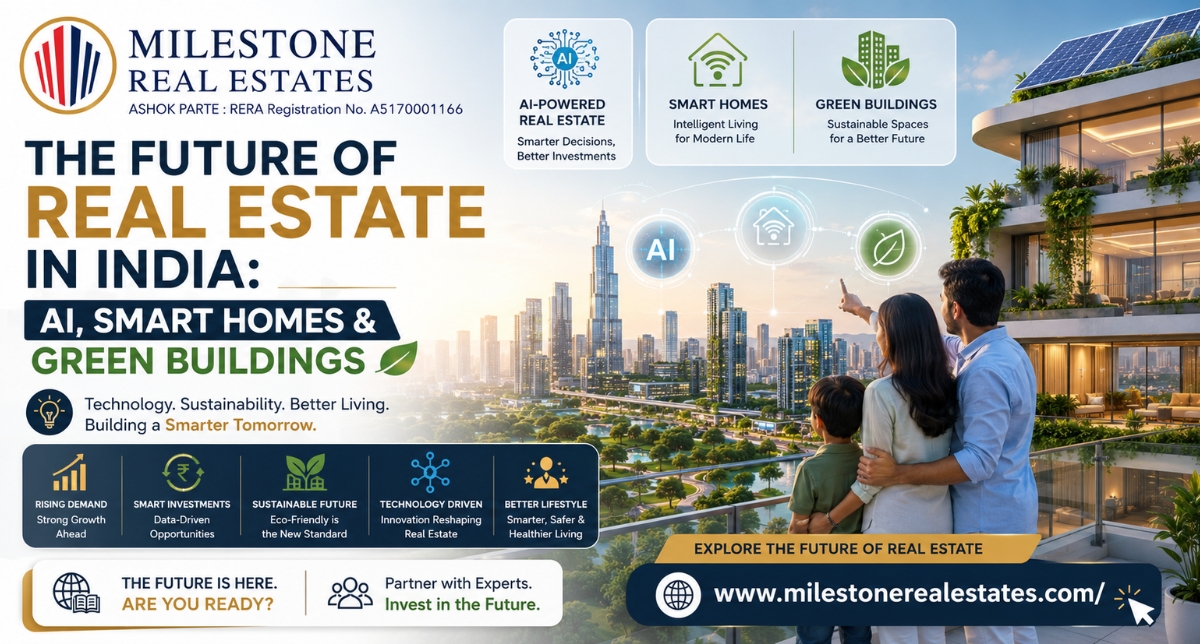 The Future of Real Estate in India: AI, Smart Homes & Green Buildings