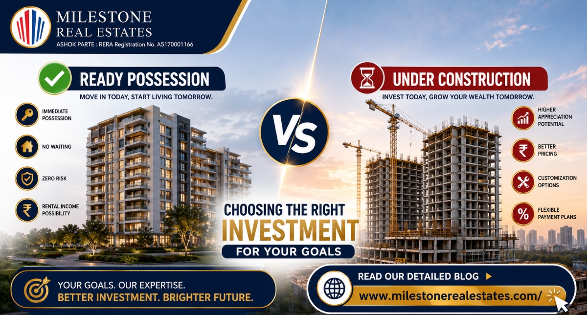 Ready Possession vs Under Construction: Choosing the Right Investment for Your Goals