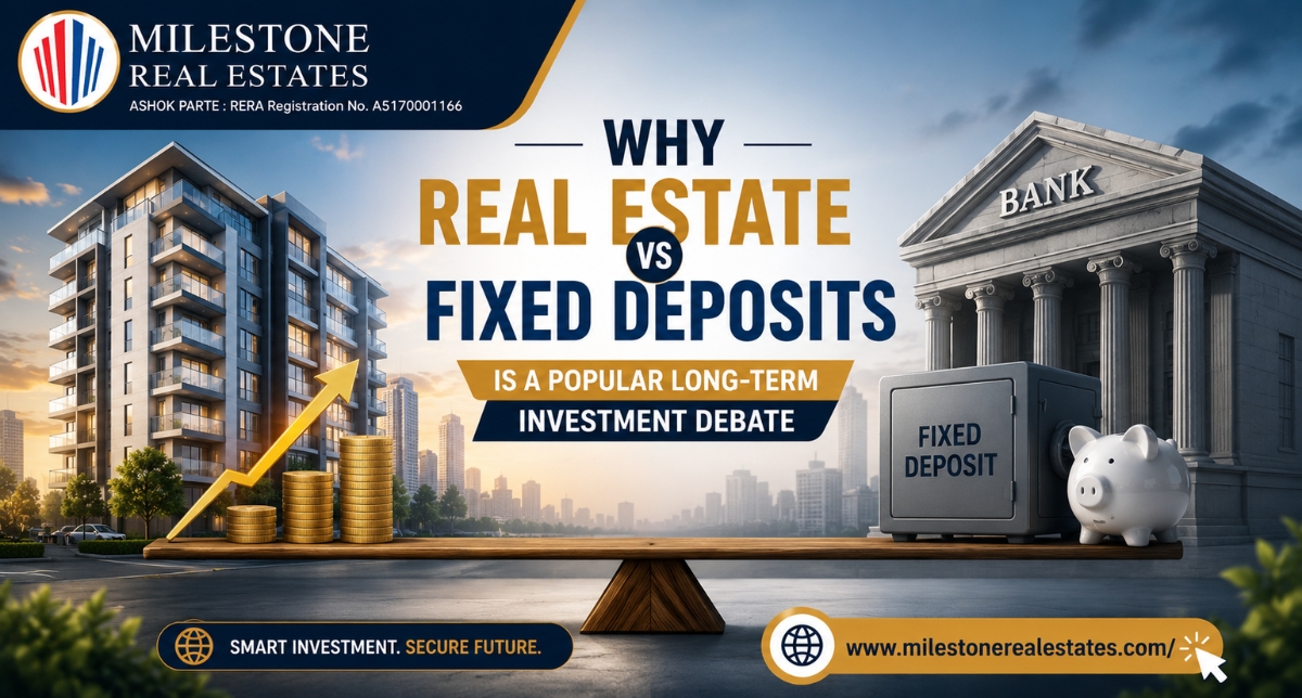Why Real Estate vs Fixed Deposits Is a Popular Long-Term Investment Debate