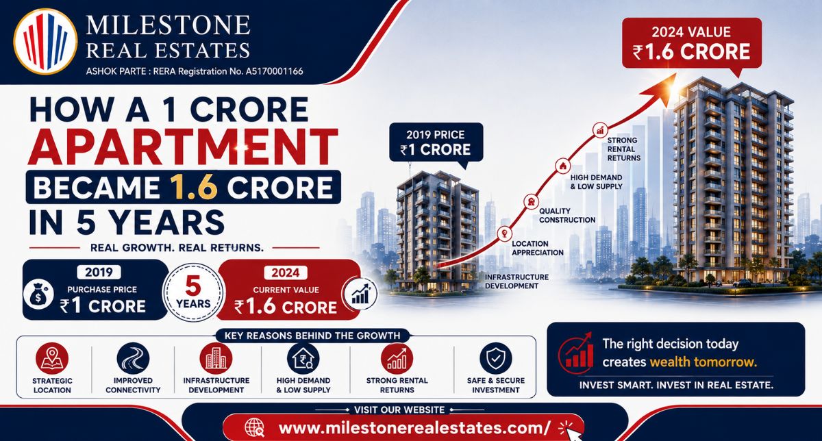 How a 1 Crore Apartment Became 1.6 Crore in 5 Years