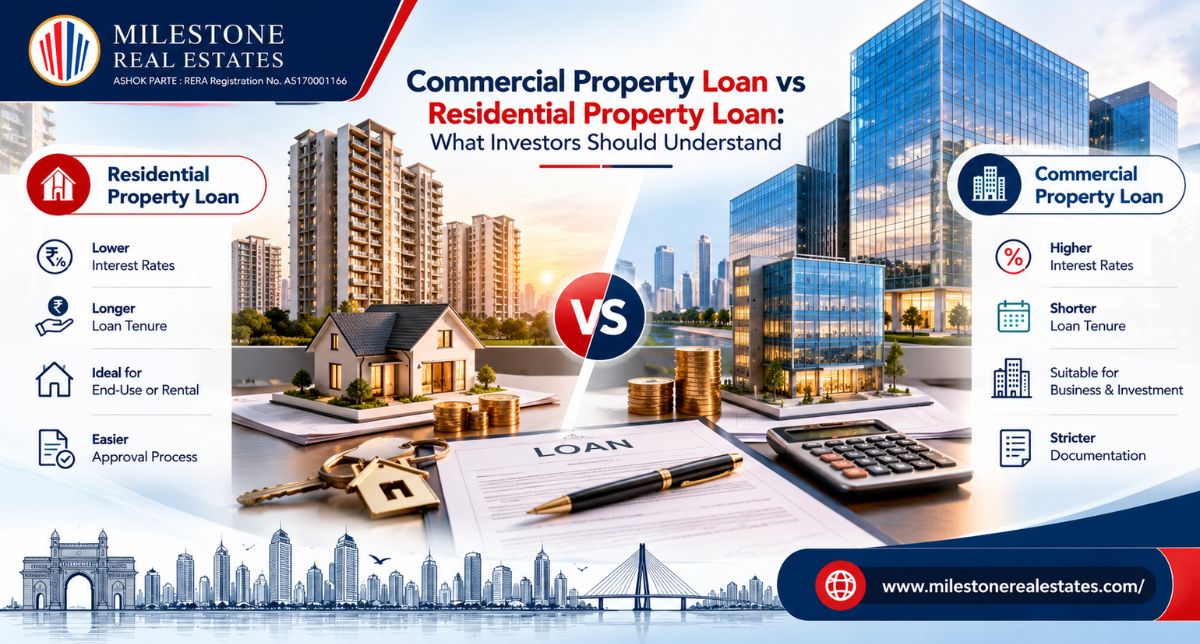 Commercial Property Loan vs Residential Property Loan: What Investors Should Understand